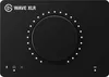 A black Elgato Wave XLR audio interface with a large central dial and indicator lights. Produktbild-Vorschau