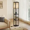 HOMCOM LED-vloerlamp met planken, schakelaar en Productafbeelding-voorbeeld 8