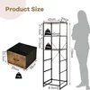 Aufbewahrungsschrank Industrie-Stil, Beistellschrank mit 3 Produktbild-Vorschau 7