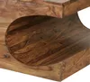 FineBuy Table basse en bois massif de Sheesham 120 cm - Voir les images du produit 6