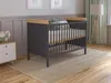 Babybett Beistellbett 120x60 cm mit Matratze,Gitterbett Produktbild-Vorschau 1