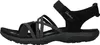 Skechers Reggae Slim Meadow Grazer Damen Sandalen Schwarz Voir les images du produit 8