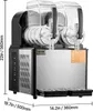 VEVOR kommerzielle Slush-Maschine 4 L x 2 Doppeltank Produktbild-Vorschau 8
