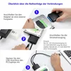USB 3.0 auf zu SATA Adapter Kabel für 2.5" 3.5" Festplatten Produktbild-Vorschau 7