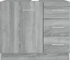 vidaXL Umyvadlová skříňka Grey Sonoma 63x30x54 cm Dřevěný Náhled obrázku produktu 3