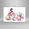 Bilder auf glas - Frau Taschen Reisen Tourismus - 120x80cm Produktbild-Vorschau 3