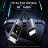 Cavo di ricarica rapida UGREEN Uno da USB-C a USB-C 100W Anteprima dell’immagine prodotto 4