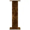 vidaXL Pied de haut-parleur 2pcs chêne fumé 30x30x80cm bois Voir les images du produit 3