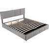 okwish Polsterbett 180 x 200 cm, Doppelbett, hydraulisches Produktbild-Vorschau 9
