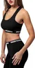 Urban Classics Bustier Damen Ladies Logo Bra schwarz 4XL Produktbild-Vorschau 2