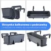 Balkónový kvetináč KADAX s podstavcom "Frette", balkónový Náhľad obrázku produktu 6