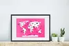 MuchoWow® MuchoWow® Gerahmtes Poster Weltkarte Kinder - Produktbild-Vorschau 4