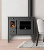 Kuchenka na drewno PROMETEY Retro Eco 7 kW z płytą żeliwną Podgląd zdjęcia produktu 1