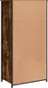 vidaXL Highboard smoke oak 62x36x121,5 cm odvodený drevený Náhľad obrázku produktu 7