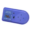 A blue plastic electronic device with a sticker on it. Anteprima dell’immagine prodotto