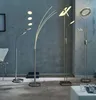 casa NOVA Stehleuchte TRISTAR DH 25x190 cm grau Stehlampe Produktbild-Vorschau 3