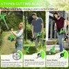 Akku-Rasentrimmer mit 2X21V Akku&Ladegerät, Elektrischer Produktbild-Vorschau 3