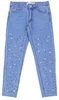 Bequeme Slim-Fit-Jeanshose für Mädchen mit Strasssteinen Produktbild-Vorschau 3