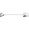A white cordless stick vacuum cleaner is shown horizontally against a white background. Produktbild-Vorschau