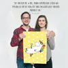 Mr. & Mrs. Panda Bild Einhorn Cocktail DIN A2 - Gelb Produktbild-Vorschau 4