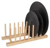 Vynikající držák na talíře Houseware, bambus, 34x12 cm, Náhled obrázku produktu 10