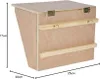 Accessoires pour rongeurs - Râtelier à foin - env. 25 x 17 Voir les images du produit 12