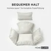 HOMESCAPES Coussin pour fauteuil suspendu Outdoor nature Voir les images du produit 4