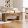Tribesigns: Panca d'ingresso in legno, stile rustico, alta Anteprima dell’immagine prodotto 5