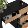 Coiffeuse Vicco Sherry Anthracite/chêne doré 90x75cm sans Voir les images du produit 6