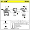 RIDEX 78B1333 Bremssattel Hinten Links Hinten für KIA CEE'D Produktbild-Vorschau 6