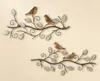 Gilde Wandrelief, Vogelmotiv, Metall, braun, goldfarben, L. Produktbild-Vorschau 2