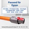 Saugrohr passend wie Dyson 971518-10 Staubsaugerrohr Orange Produktbild-Vorschau 2