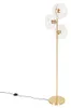 Art Deco Stehlampe Gold mit Glas 3 Flammig Ayesha Produktbild-Vorschau 8