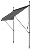 Klemmmarkise ‘Stem’ Stahlgestell 150 cm breit Grau Produktbild-Vorschau 2