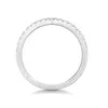 18 Karat (750) Weißgold 2mm Flach Form Diamant Produktbild-Vorschau 3