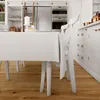 Weiße Tischdecke 140 × 260 cm – Klassische Tischwäsche für Produktbild-Vorschau 4