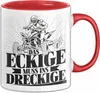 Quad Fahrer Tasse Geschenk Das Eckige Muss Ins Dreckige Produktbild-Vorschau 1
