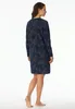 Schiesser Damen Sleepshirt 1/1 Arm, 95cm Gr. 42  nachtblau Produktbild-Vorschau 5