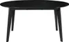 Miliboo - Design-Esstisch rund ausziehbar Schwarz L120-150 Produktbild-Vorschau 3