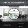 hoftronic LED Feuchtraumleuchte 150cm 1x30W IP65 Grau Produktbild-Vorschau 5