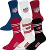 NFL Uni Socken, 6er Pack - NFL Teams, 6Pack Crew Socks, Produktbild-Vorschau 1