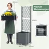 COSTWAY Jardinière avec treillis, treillage & arrosage Voir les images du produit 3
