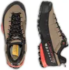 Wanderschuhe für Damen; Modell "TX5 Low Woman GTX" von La Sportiva; in Braun und Schwarz mit roten Akzenten. Podgląd zdjęcia produktu
