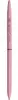 A pink pen with text on it, isolated on a white background. Voir les images du produit