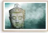 Gerahmtes Poster - Rahmen in heller Eiche - Buddha Grafik Produktbild-Vorschau 1