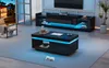 Sweiko TV-Wandschrank-Set, schwarzer TV-Schrank + schwarzer Produktbild-Vorschau 6