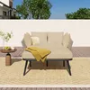 Flieks Gartensofa 2 Personen, Gartenmöbel-Sets Klein, Produktbild-Vorschau 2