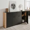 finori Sideboard Cento 51A anthrazit / Nachbildung Artisan Produktbild-Vorschau 8