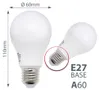 B.K.Licht Lot de 5 ampoules LED E27 A60 blanc 9W 806lm Voir les images du produit 5