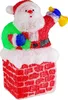LED Santa Claus Figur / Weihnachtsmann Acryl 96 LEDs IP44 Produktbild-Vorschau 2